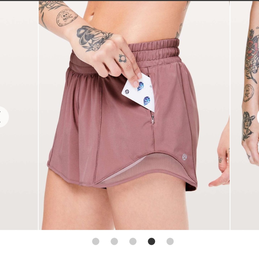 Lululemon Hotty Hot High-Rise Lined Short 4”